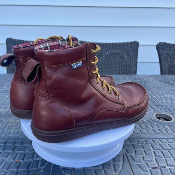 Lems Men's Boulder Boot Leather | Color Russet | Size US 12.5 - Picture 2 of 10